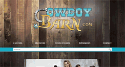 Desktop Screenshot of cowboybarn.com