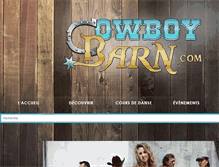 Tablet Screenshot of cowboybarn.com